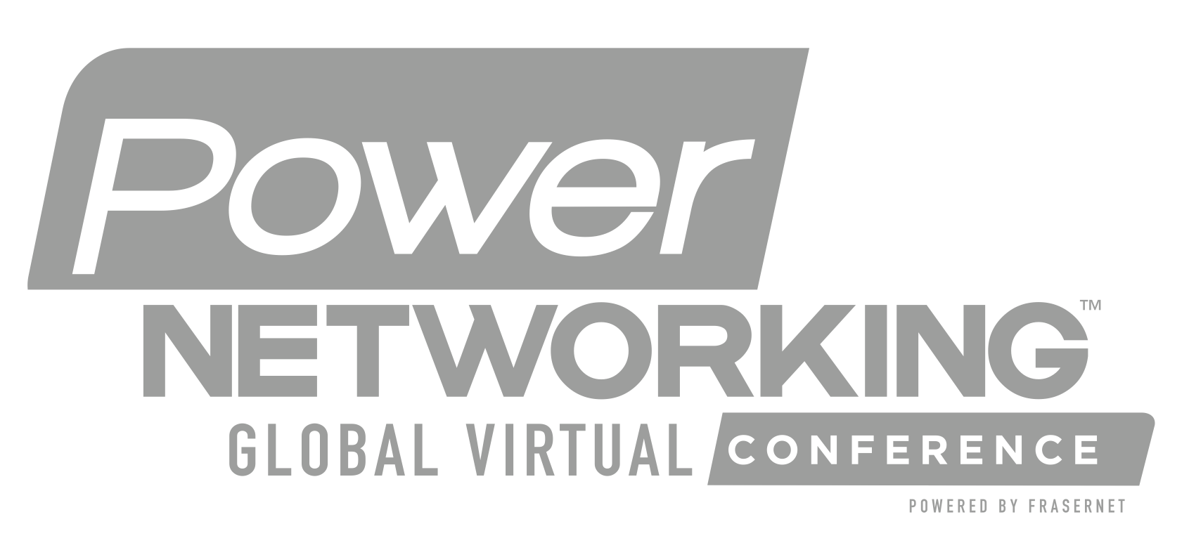 Power Networking Conference Black and White Logo