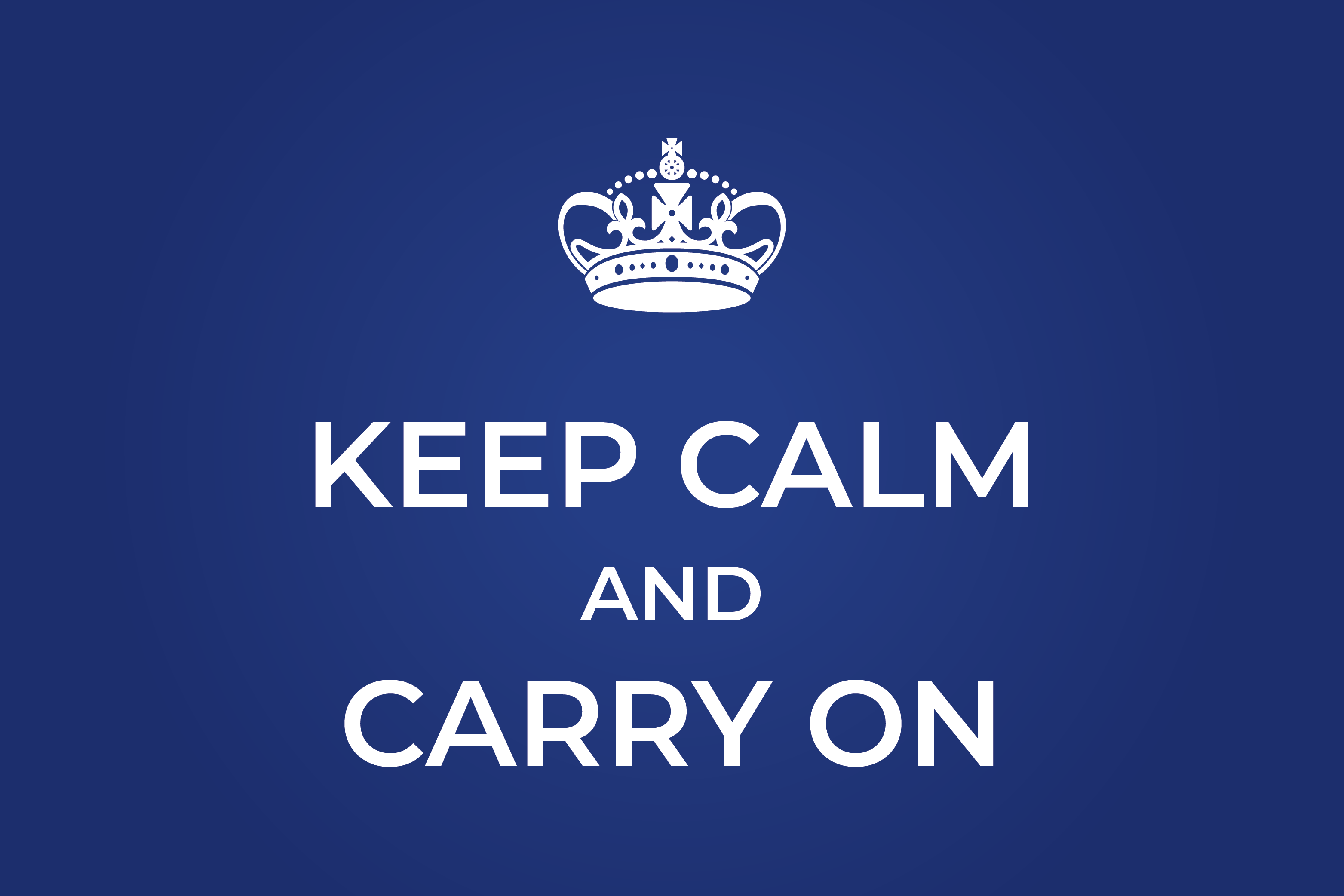 keep calm and carry on wallpaper blue